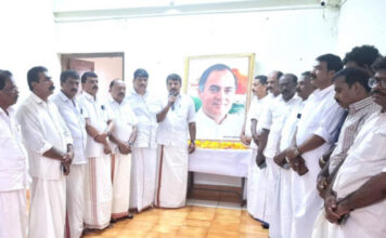 രാജീവ് ഗാന്ധിയുടെ 82 ആം ജന്മദിനത്തോടനുബന്ധിച്ച് സദ്ഭാവനാദിനം ആചരിച്ചു