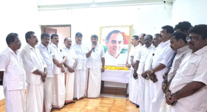രാജീവ് ഗാന്ധിയുടെ 82 ആം ജന്മദിനത്തോടനുബന്ധിച്ച് സദ്ഭാവനാദിനം ആചരിച്ചു രാജീവ് ഗാന്ധിയുടെ 82 ആം ജന്മദിനത്തോടനുബന്ധിച്ച് സദ്ഭാവനാദിനം ആചരിച്ചു