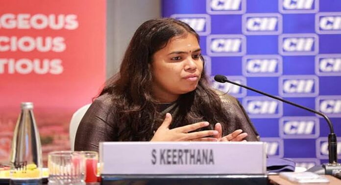 സാമൂഹികമാധ്യമങ്ങളിലെ വ്യാജപ്രചാരണത്തിനെതിരേ ആഞ്ഞടിച്ച് തമിഴ്നാട് വ്യവസായ മന്ത്രി എസ്. കീർത്തന സാമൂഹികമാധ്യമങ്ങളിലെ വ്യാജപ്രചാരണത്തിനെതിരേ ആഞ്ഞടിച്ച് തമിഴ്നാട് വ്യവസായ മന്ത്രി എസ്. കീർത്തന