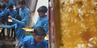 ബിഹാറിൽ സ്കൂൾ വിദ്യാർത്ഥികൾക്ക് വിതരണം ചെയ്ത ഉച്ചഭക്ഷണത്തിൽ പുഴുക്കൾ