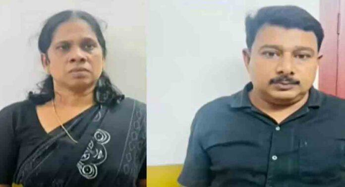 വ്യാജ സ്വർണം പണയപ്പെടുത്തി തട്ടിപ്പിന് ശ്രമം ; രണ്ടുപേർ അറസ്റ്റിൽ വ്യാജ സ്വർണം പണയപ്പെടുത്തി തട്ടിപ്പിന് ശ്രമം ; രണ്ടുപേർ അറസ്റ്റിൽ