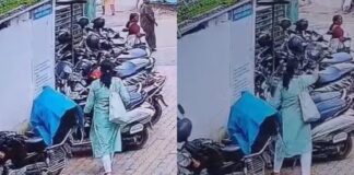 തിരുവല്ല താലൂക്ക് ആശുപത്രി പരിസരത്ത് പാർക്ക് ചെയ്തി സ്കൂട്ടറിൽ നിന്നും ഹെൽമെറ്റ് മോഷണം