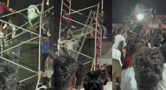 ‘ടോക്സിക്’ പ്രൊമോഷനിടെ സൗണ്ട് സിസ്റ്റവും ഫ്ലഡ്ലൈറ്റും തകർന്നുവീണ് അപകടം ; രണ്ടുപേർക്ക് പരിക്ക് ‘ടോക്സിക്’ പ്രൊമോഷനിടെ സൗണ്ട് സിസ്റ്റവും ഫ്ലഡ്ലൈറ്റും തകർന്നുവീണ് അപകടം ; രണ്ടുപേർക്ക് പരിക്ക്