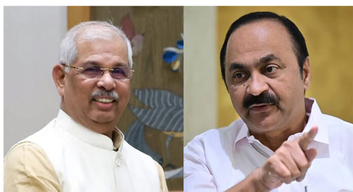 വി.സി നിയമന തർക്കം : സിസയും, സജിയും തുടരും ; ഗവർണറും സർക്കാരും ധാരണയിലെത്തി വി.സി നിയമന തർക്കം : സിസയും, സജിയും തുടരും ; ഗവർണറും സർക്കാരും ധാരണയിലെത്തി