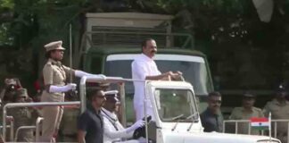 മുഖ്യമന്ത്രിയുടെ സ്വാതന്ത്ര്യ ദിനാഘോഷ പരിപാടിയിൽ വന്ദേമാതരമില്ല