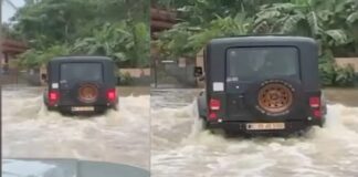 പ്രളയ ദുരിതാശ്വാസ പ്രവർത്തനങ്ങളിൽ പങ്കെടുത്ത വാഹനത്തിന് പിഴ ചുമത്തിയ മോട്ടോർ വാഹന വകുപ്പ് ഉദ്യോഗസ്ഥന് സസ്പെൻഷൻ