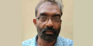 ക്ഷേത്ര ജീവനക്കാരിയുടെ കണ്ണിൽ മുളകുപൊടി വിതറി മാല പൊട്ടിക്കാൻ ശ്രമം; പൂജാരി അറസ്റ്റിൽ
