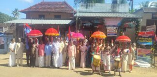 വിരമിച്ച സൈനികരുടെ കൂട്ടായ്മയായ കേരളാ സ്റ്റേറ്റ് എക്സ്സർവിസസ് ലീഗ് മലയാലപ്പുഴ യൂണിറ്റ് ഒൻപതാമത് വാർഷികവും കുടുംബസംഗമവും ഓണാഘോഷവും നടത്തി