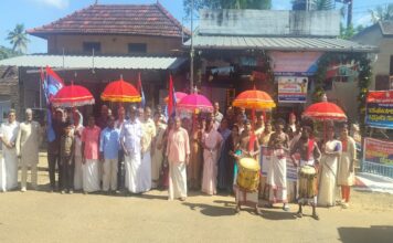 വിരമിച്ച സൈനികരുടെ കൂട്ടായ്മയായ കേരളാ സ്റ്റേറ്റ് എക്സ്സർവിസസ് ലീഗ് മലയാലപ്പുഴ യൂണിറ്റ് ഒൻപതാമത് വാർഷികവും കുടുംബസംഗമവും ഓണാഘോഷവും നടത്തി