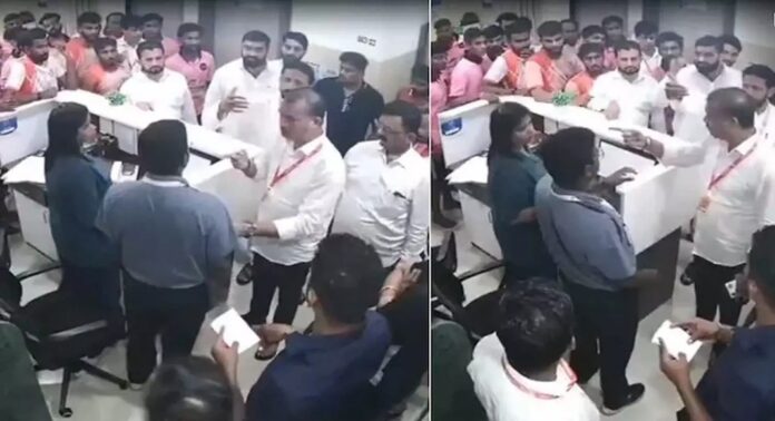 ആശുപത്രി ജീവനക്കാരെ മർദിക്കുകയും ഭീഷണിപ്പെടുത്തുകയും ചെയ്ത ശിവസേന നേതാക്കൾക്കെതിരെ പരാതി ആശുപത്രി ജീവനക്കാരെ മർദിക്കുകയും ഭീഷണിപ്പെടുത്തുകയും ചെയ്ത ശിവസേന നേതാക്കൾക്കെതിരെ പരാതി