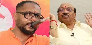 വെള്ളാപ്പള്ളി നടേശനും മകൻ തുഷാർ വെള്ളാപ്പള്ളിക്കുമെതിരെ അക്രമത്തിന് ആഹ്വാനം ചെയ്ത് തോക്കുസ്വാമി