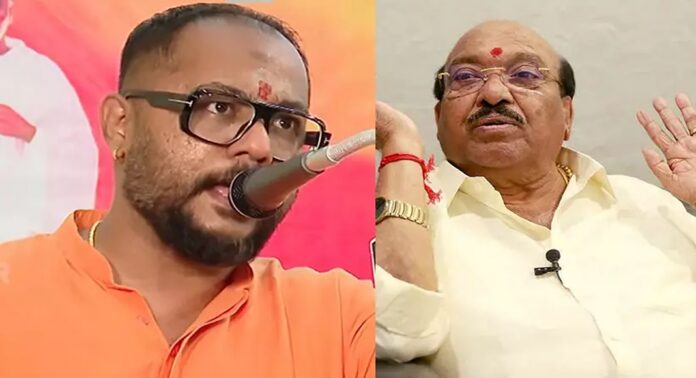 വെള്ളാപ്പള്ളി നടേശനും മകൻ തുഷാർ വെള്ളാപ്പള്ളിക്കുമെതിരെ അക്രമത്തിന് ആഹ്വാനം ചെയ്ത് തോക്കുസ്വാമി വെള്ളാപ്പള്ളി നടേശനും മകൻ തുഷാർ വെള്ളാപ്പള്ളിക്കുമെതിരെ അക്രമത്തിന് ആഹ്വാനം ചെയ്ത് തോക്കുസ്വാമി