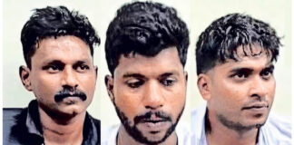 കഞ്ചാവുസംഘം കടന്നുകളയാൻ ശ്രമിക്കുന്നതിനിടെ കാർ കയറിയിറങ്ങി ; പോലീസുകാരന്റെ കാലൊടിഞ്ഞു