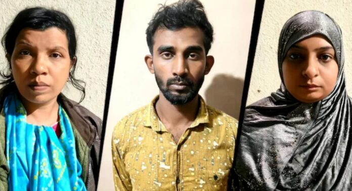 വായ്പ തിരിച്ചടവ് മുടങ്ങിയതിന്റെ പേരിൽ യുവതിയെ വസ്ത്രം അഴിപ്പിച്ച് മർദ്ദിച്ച സംഭവത്തിൽ രണ്ട് സ്ത്രീകളടക്കം നാല് പേർ അറസ്റ്റിൽ വായ്പ തിരിച്ചടവ് മുടങ്ങിയതിന്റെ പേരിൽ യുവതിയെ വസ്ത്രം അഴിപ്പിച്ച് മർദ്ദിച്ച സംഭവത്തിൽ രണ്ട് സ്ത്രീകളടക്കം നാല് പേർ അറസ്റ്റിൽ