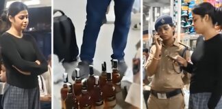 ടിക്കറ്റില്ലാതെ യാത്ര ; ട്രെയിനിലെ ഫസ്റ്റ് എ.സി കോച്ചിൽ 75 ലിറ്റർ വിദേശമദ്യവുമായി യുവതി പിടിയിൽ