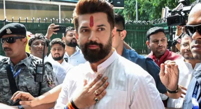 കേന്ദ്രമന്ത്രി ചിരാഗ് പാസ്വാന് വധഭീഷണി കേന്ദ്രമന്ത്രി ചിരാഗ് പാസ്വാന് വധഭീഷണി