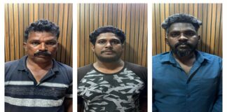 യുവതിയുടെ ചിത്രങ്ങൾ ഒളിച്ചു നിന്ന് മൊബൈൽ ഫോണിൽ പകർത്തിയത് ചോദ്യം ചെയ്ത ഭർത്താവിനും ബന്ധുക്കൾക്കും മർദ്ദനം ; മൂന്ന് പ്രതികൾ റിമാൻഡിൽ