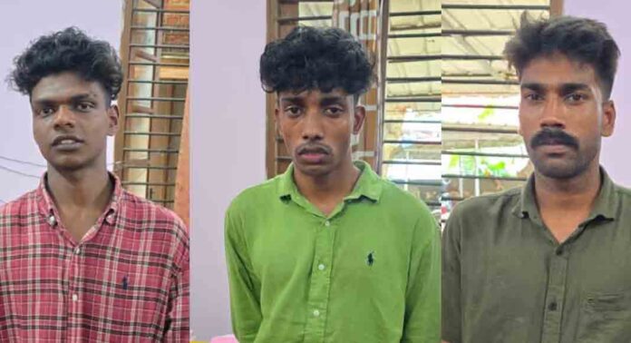 ഓണാഘോഷത്തിനിടെ വാക്കേറ്റം ; വെട്ടുകത്തികൊണ്ടും കമ്പികൊണ്ടും അക്രമം ; മൂന്ന് പ്രതികൾ കൂടി അറസ്റ്റിൽ ഓണാഘോഷത്തിനിടെ വാക്കേറ്റം ; വെട്ടുകത്തികൊണ്ടും കമ്പികൊണ്ടും അക്രമം ; മൂന്ന് പ്രതികൾ കൂടി അറസ്റ്റിൽ