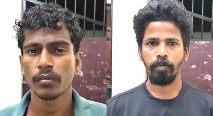ദമ്പതികളെ ആക്രമിച്ച് പരിക്കേല്പിച്ച രണ്ടുപേർ പിടിയിൽ ദമ്പതികളെ ആക്രമിച്ച് പരിക്കേല്പിച്ച രണ്ടുപേർ പിടിയിൽ