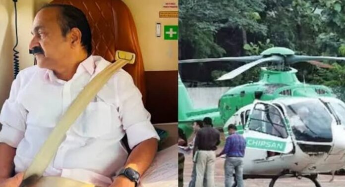 എൽഡിഎഫ് സർക്കാർ വാടക്കെടുത്ത ഹെലികോപ്റ്ററിൻെറ കാലാവധി നാളെ അവസാനിക്കുന്നു എൽഡിഎഫ് സർക്കാർ വാടക്കെടുത്ത ഹെലികോപ്റ്ററിൻെറ കാലാവധി നാളെ അവസാനിക്കുന്നു