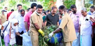 ജനറൽ ആശുപത്രിയിൽ ശുചീകരണ യജ്ഞം ; കാട് തെളിഞ്ഞു