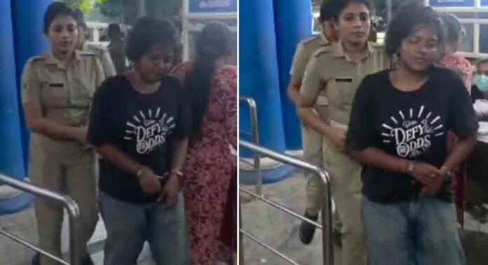മദ്യലഹരിയിൽ നടുറോഡിൽ വാഹനങ്ങൾ തടഞ്ഞ് യുവതിയുടെ പരാക്രമം ; എഎസ്ഐയെ കടിച്ചു മദ്യലഹരിയിൽ നടുറോഡിൽ വാഹനങ്ങൾ തടഞ്ഞ് യുവതിയുടെ പരാക്രമം ; എഎസ്ഐയെ കടിച്ചു