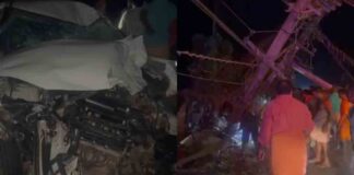 തൃശ്ശൂരിൽ വീണ്ടും വാഹനാപകടം : കുന്നംകുളത്ത് നിയന്ത്രണംവിട്ട കാർ ബൈക്കിലിടിച്ച് ഒരു കുട്ടി ഉൾപ്പെടെ മൂന്നുപേർ മരിച്ചു