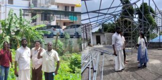 കുറവൻകോണത്ത് നാലു നില കെട്ടിടത്തിലെ അനധികൃത നിർമ്മാണം തടഞ്ഞ് നഗരസഭ
