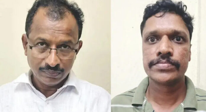 കള്ളുവില്പനയുടെ മറവിൽ സ്പിരിറ്റ് കച്ചവടം : ഷാപ്പുടമയും ജീവനക്കാരനും പിടിയിൽ കള്ളുവില്പനയുടെ മറവിൽ സ്പിരിറ്റ് കച്ചവടം : ഷാപ്പുടമയും ജീവനക്കാരനും പിടിയിൽ