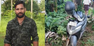 മലപ്പുറത്ത് യുവാവിനെ പുഴയിൽ കാണാതായതായി ; ബൈക്ക് കണ്ടെത്തി