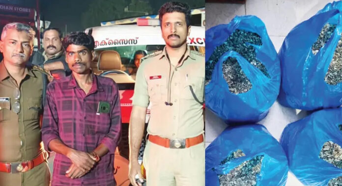 തമിഴ്നാട്ടിൽ നിന്ന് കേരളത്തിലേക്ക് വൈക്കോൽ കറുപ്പ് കടത്ത് ; ഒരാൾ പോലീസ് പിടിയിൽ തമിഴ്നാട്ടിൽ നിന്ന് കേരളത്തിലേക്ക് വൈക്കോൽ കറുപ്പ് കടത്ത് ; ഒരാൾ പോലീസ് പിടിയിൽ
