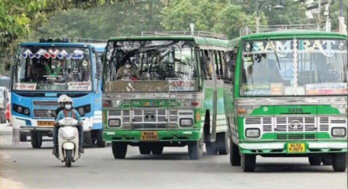 സംസ്ഥാനത്ത് സ്വകാര്യ ബസുകള് സമരത്തിലേക്ക് സംസ്ഥാനത്ത് സ്വകാര്യ ബസുകള് സമരത്തിലേക്ക്