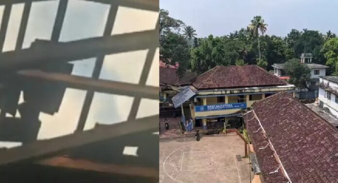 വിമാനം താഴ്ന്ന് പറന്നതിനെ തുടർന്ന് സ്കൂളിന്റെ മേൽക്കൂരയിലെ ഓടുകൾ പറന്നുപോയി ; സംഭവം എറണാകുളം ഒക്കലിൽ വിമാനം താഴ്ന്ന് പറന്നതിനെ തുടർന്ന് സ്കൂളിന്റെ മേൽക്കൂരയിലെ ഓടുകൾ പറന്നുപോയി ; സംഭവം എറണാകുളം ഒക്കലിൽ
