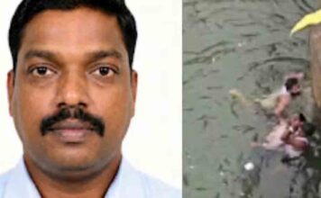 സെക്യൂരിറ്റി ജീവനക്കാരനായ യുവാവ് പുഴയിലേക്ക് ചാടുന്നത് കണ്ട് നാട്ടുകാര് ഓടിയെത്തി ; രക്ഷിച്ച് കരയ്ക്കെത്തിച്ചെങ്കിലും ജീവന് രക്ഷിക്കാനായില്ല