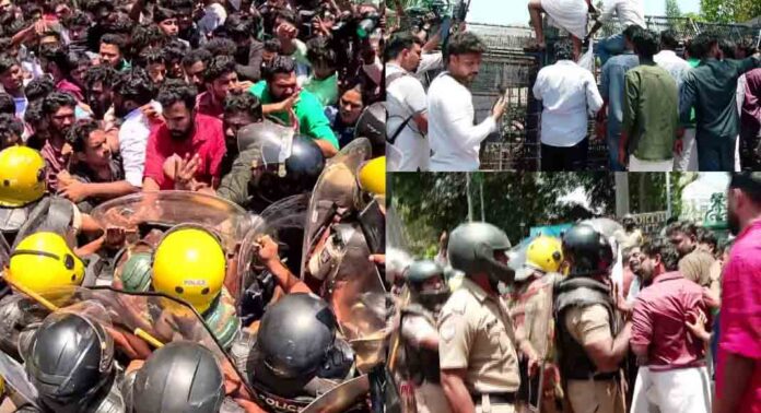 സെക്രട്ടേറിയേറ്റ് പ്രതിഷേധത്തിനിടെ പോലീസിനെ ആക്രമിച്ച കേസ് ; എസ്എഫ്ഐ പ്രവർത്തകൻ അറസ്റ്റിൽ സെക്രട്ടേറിയേറ്റ് പ്രതിഷേധത്തിനിടെ പോലീസിനെ ആക്രമിച്ച കേസ് ; എസ്എഫ്ഐ പ്രവർത്തകൻ അറസ്റ്റിൽ
