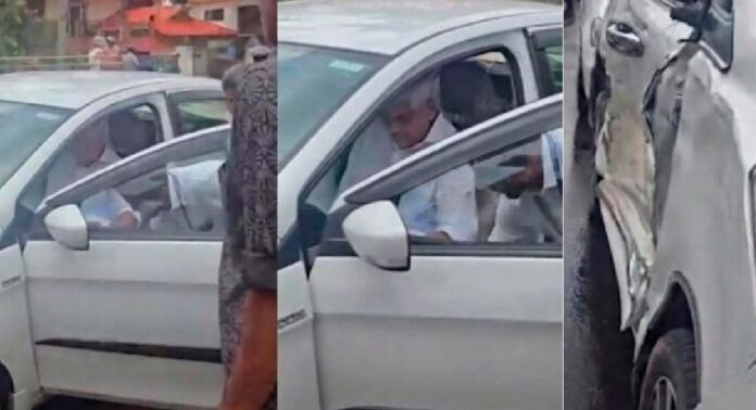 ജി സുകുമാരൻ നായർ സഞ്ചരിച്ച വാഹനം പന്തളത്ത് വെച്ച് അപകടത്തിൽപെട്ടു ജി സുകുമാരൻ നായർ സഞ്ചരിച്ച വാഹനം പന്തളത്ത് വെച്ച് അപകടത്തിൽപെട്ടു