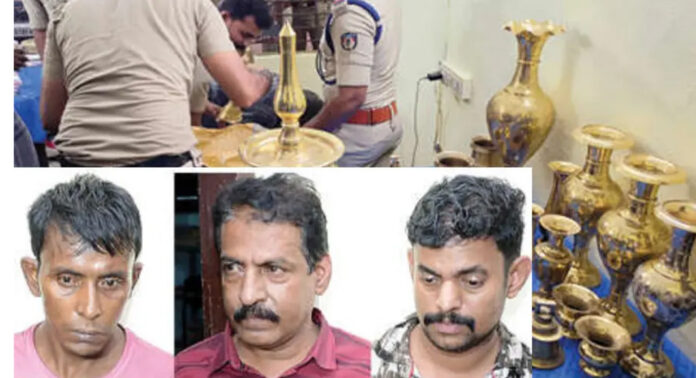 ഓൺലൈൻ ടാക്സി ഡ്രൈവർ എന്ന വ്യാജേന ക്ഷേത്രങ്ങളിലും പള്ളിയിലും മോഷണം ; മൂന്നുപേർ പിടിയിൽ ഓൺലൈൻ ടാക്സി ഡ്രൈവർ എന്ന വ്യാജേന ക്ഷേത്രങ്ങളിലും പള്ളിയിലും മോഷണം ; മൂന്നുപേർ പിടിയിൽ