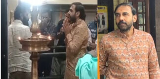 ബെംഗളൂരുവിലെ ക്ഷേത്രത്തിൽ ശബരിമല സ്വർണ്ണക്കൊള്ള കേസ് പ്രതി ഉണ്ണികൃഷ്ണൻ പോറ്റിയ്ക്ക് സ്വീകരണം