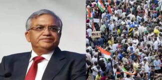 മുഖ്യ തെരെഞ്ഞെടുപ്പ് കമ്മീഷണർ ഗ്യാനേഷ് കുമാറിന്റെ രാജിക്കായി രാജ്യതലസ്ഥാനത്ത് പ്രതിഷേധം ശക്തം