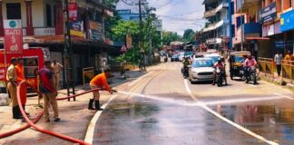 റാന്നി ഗ്രാമപഞ്ചായത്ത് ഓഫീസിന് മുന്നിലെ അപകടഭീഷണിയായ മണൽക്കൂനകൾ നീക്കം ചെയ്തു ; ആശ്വാസത്തോടെ യാത്രക്കാർ 