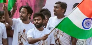 പോലീസ് വിലക്കുകൾ മറികടന്ന് ‘ലെഹ്രാ ദോ തിരംഗ’ മാർച്ച് വിജയം കണ്ടെന്ന് സി.ജെ.പി ; അഭിജിത് ദീപ്കെയുടെ അറസ്റ്റിൽ പ്രതിഷേധം ശക്തം