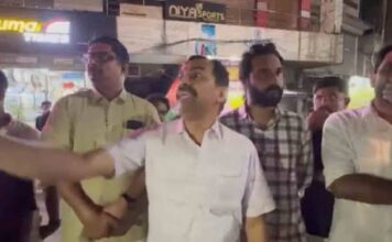 വളാഞ്ചേരിയിൽ യൂത്ത് കോൺഗ്രസ് നടത്തിയ പ്രതിഷേധ പ്രസംഗത്തിനിടെ കെപിസിസി അംഗം ഇഫ്തിഖാറുദ്ദീൻ നടത്തിയ പരാവാദം വിവാദത്തിൽ