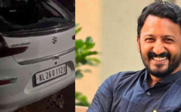 അടൂരില് സംഘര്ഷം : രാഹുല് മാങ്കൂട്ടത്തിലിനെ ആക്രമിച്ചു ; സിപിഎം നേതാവിന്റെ വാഹനം തകര്ത്തു