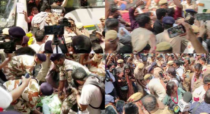 ഗ്യാനേഷ് കുമാറിന്റെ രാജി ആവശ്യം : ജന്തർമന്തറിലേക്ക് വീണ്ടും പ്രതിഷേധവുമായി പൗരാവകാശ സംഘടനകൾ ; ഇന്നും തലസ്ഥാനം പ്രക്ഷുബ്ധമാവും ഗ്യാനേഷ് കുമാറിന്റെ രാജി ആവശ്യം : ജന്തർമന്തറിലേക്ക് വീണ്ടും പ്രതിഷേധവുമായി പൗരാവകാശ സംഘടനകൾ ; ഇന്നും തലസ്ഥാനം പ്രക്ഷുബ്ധമാവും
