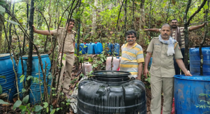 പമ്പാവാലിയില് എക്സൈസ് പരിശോധനയില് വന് കോട ശേഖരം പിടികൂടി പമ്പാവാലിയില് എക്സൈസ് പരിശോധനയില് വന് കോട ശേഖരം പിടികൂടി
