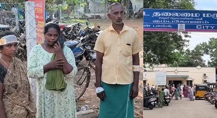 കുഞ്ഞിന് ‘തായ്മാമൻ തങ്കമോതിരം’ നൽകിയില്ല ; നഴ്സിനെ ചട്ടുകം കൊണ്ട് ആക്രമിച്ച് യുവാവ് കുഞ്ഞിന് ‘തായ്മാമൻ തങ്കമോതിരം’ നൽകിയില്ല ; നഴ്സിനെ ചട്ടുകം കൊണ്ട് ആക്രമിച്ച് യുവാവ്