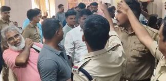 തൃശൂരിൽ നടക്കുന്ന സ്കൂള് കായിക മേളയിലെ പ്രശ്നങ്ങൾ റിപ്പോർട്ട് ചെയ്യാനെത്തിയ മാധ്യമ പ്രവർത്തകരെ പുറത്താക്കി പോലീസ്